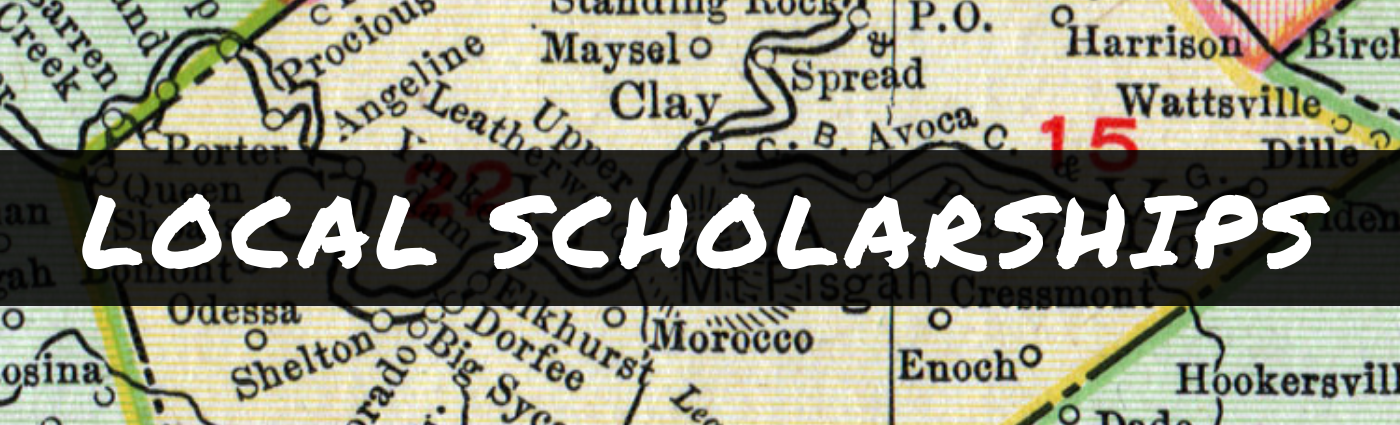local scholarships banner